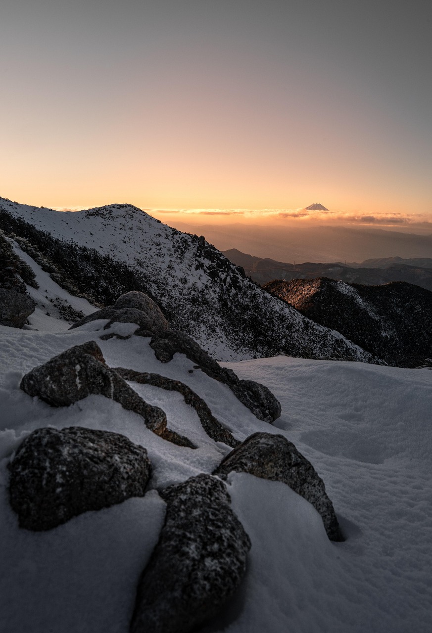 mountain, sunrise, snow, landscape, nature, winter, landscape, landscape, landscape, landscape, landscape